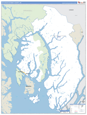 Ketchikan Gateway Borough (County), AK Digital Map Basic Style